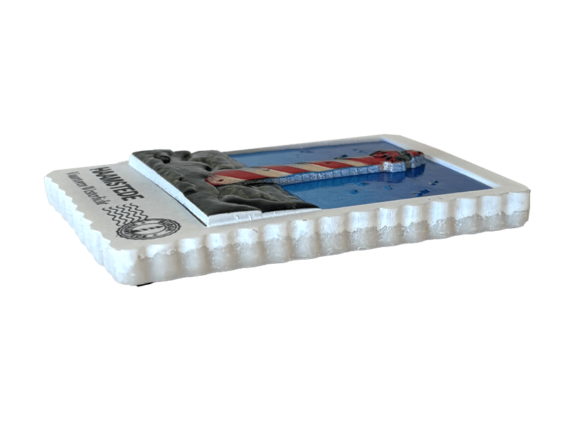 Magneet postzegel 3D HAAMSTEDE