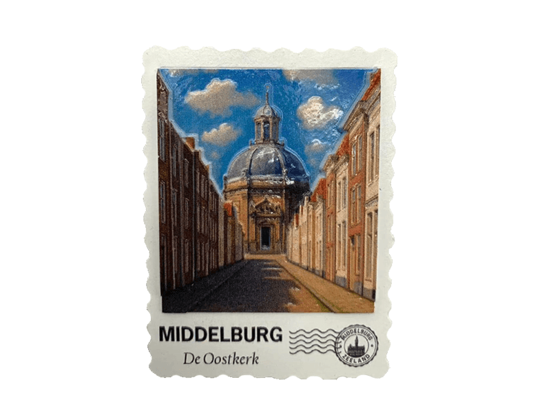 Magneet postzegel 3D MIDDELBURG OK