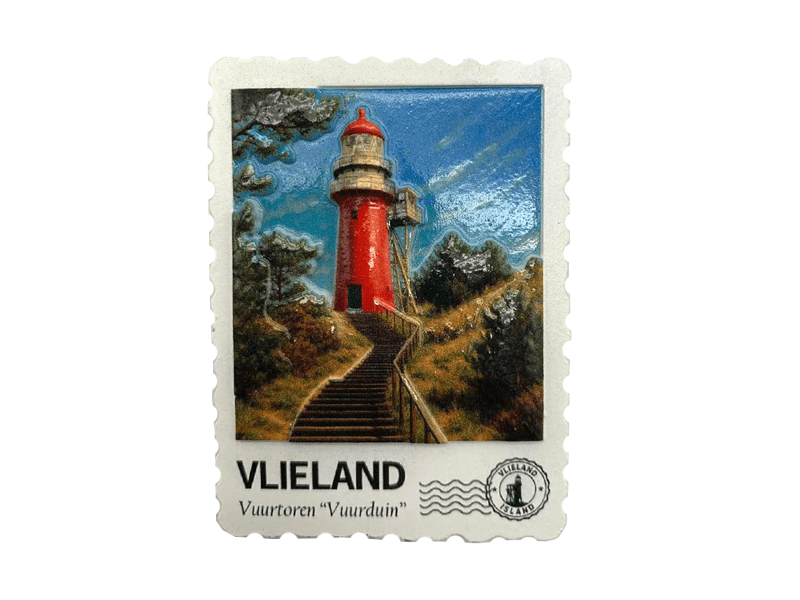 Magneet postzegel 3D VLIELAND VT