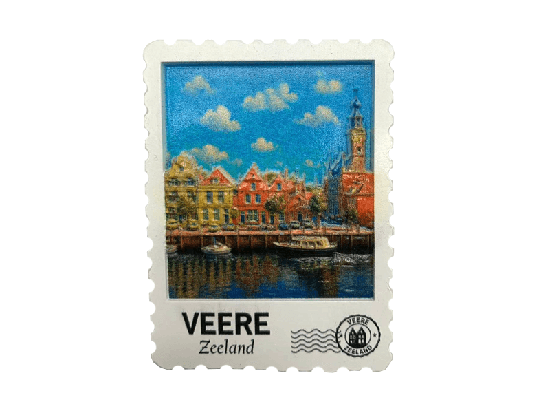 Magneet postzegel 3D VEERE