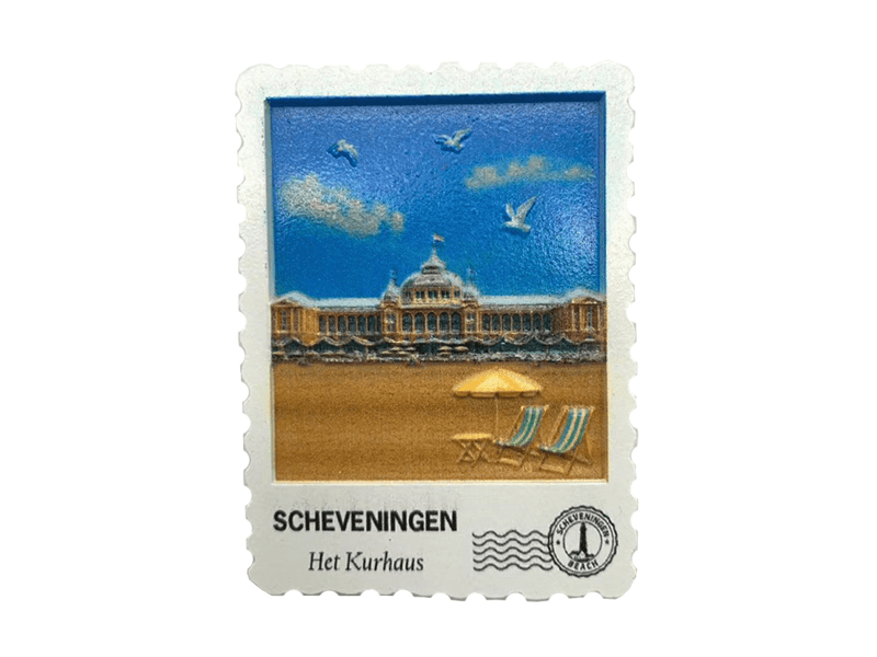 Magn. postzegel 3D SCHEVENINGEN