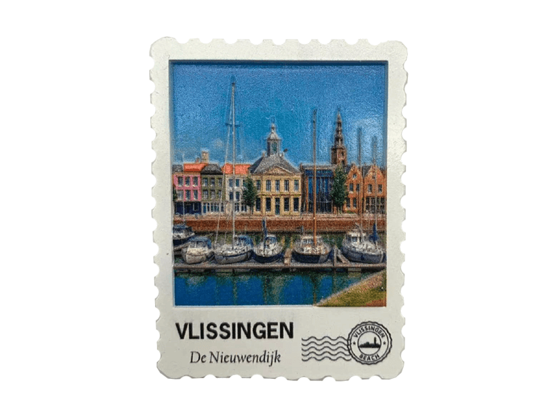 Magneet postzegel 3D VLISSINGEN ND