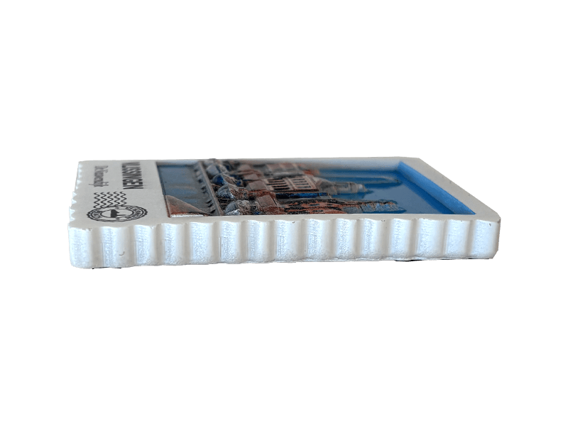 Magneet postzegel 3D VLISSINGEN ND