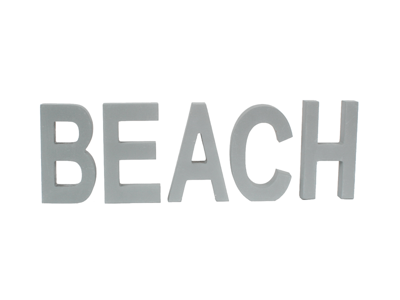 Mot BEACH en beton Mot BEACH en beton