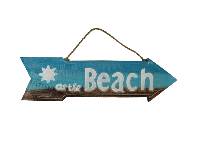 Tekstbord Pijl at the Beach 48cm Tekstbord Pijl at the Beach 48cm