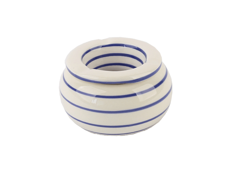 Ashtray Blue/White 8x4.5cm Ashtray Blue/White 8x4.5cm