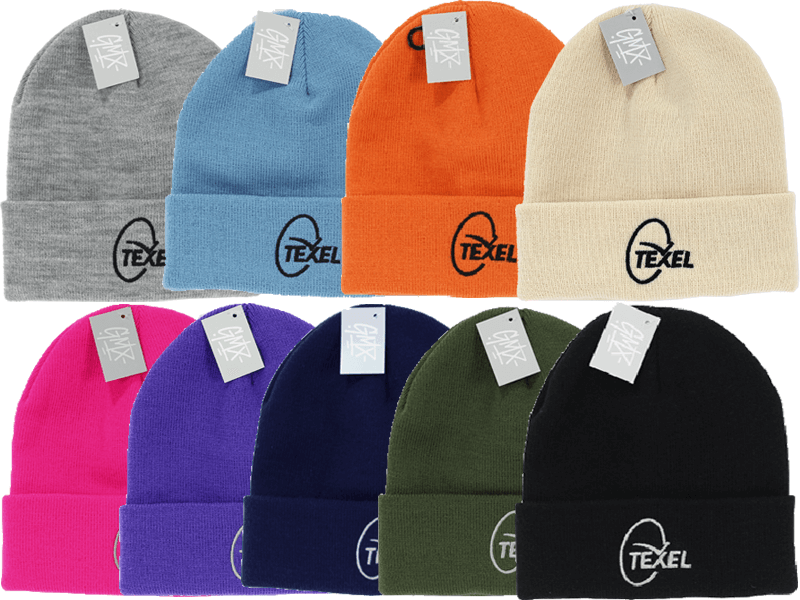 Muts Texel logo rondje 9 kleuren