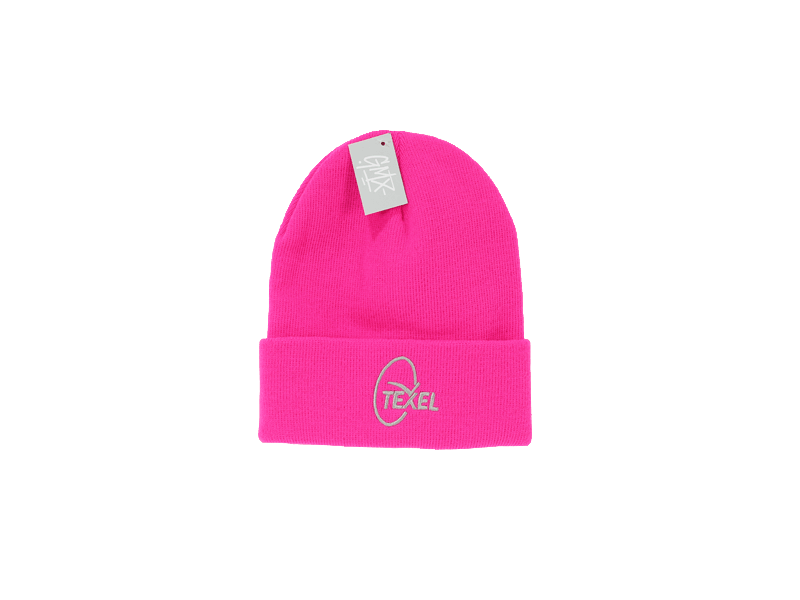 Muts Texel logo rondje Fuchsia