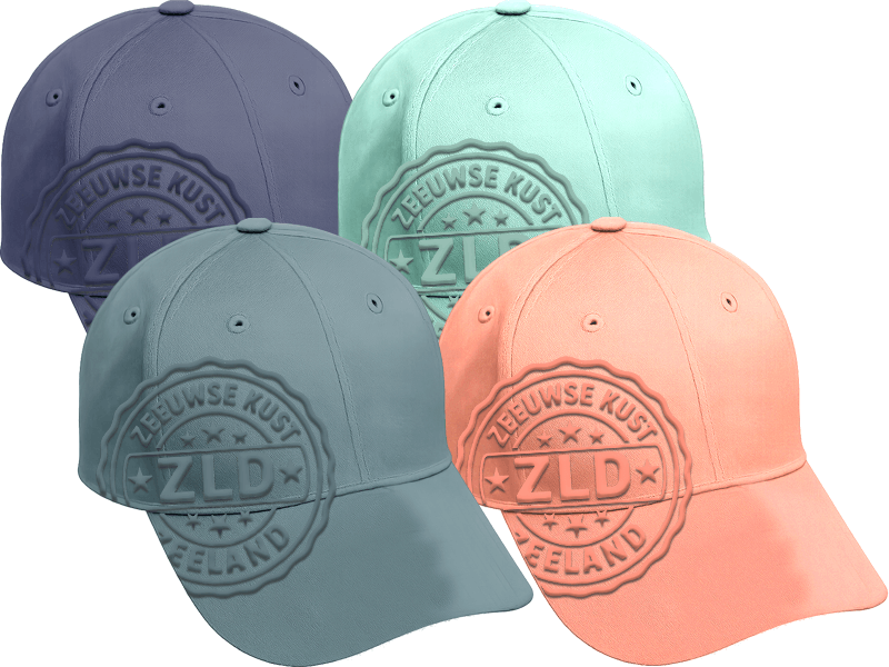 Cap stamp ZEELAND 4ass.