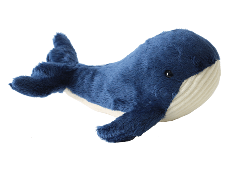 Walvis donkerblauw 35cm