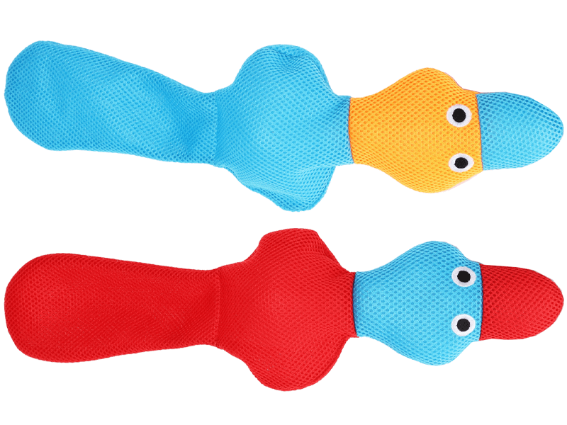 Hondenspeelgoed eend 49cm 2ass