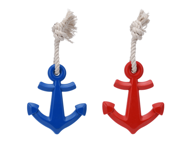 Hondenspeelgoed anker 15,5cm 2 ass.